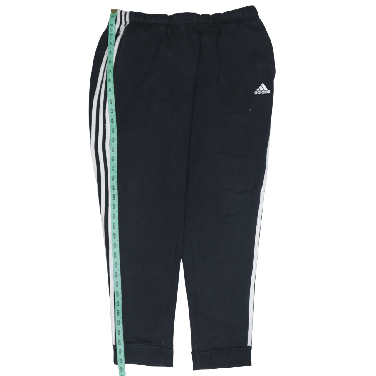 Adidas 90's 3 Stripes Casual Joggers / Sweatpants Large Black TESTCLUB