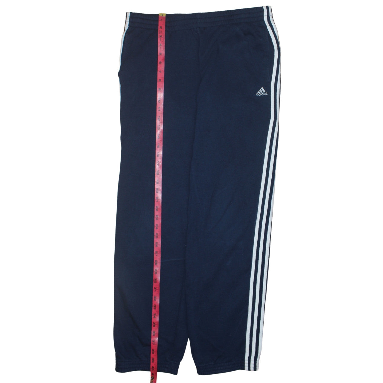 Adidas 90's 3 Stripes Casual Joggers / Sweatpants Large Navy Blue