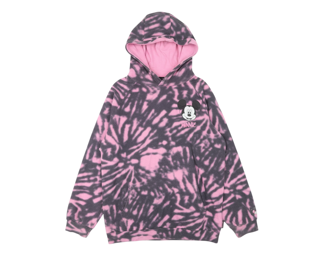 Disney at Primark Girls Pink Tie Dye Mickey Mouse Fleece Hoodie 13-14 Years