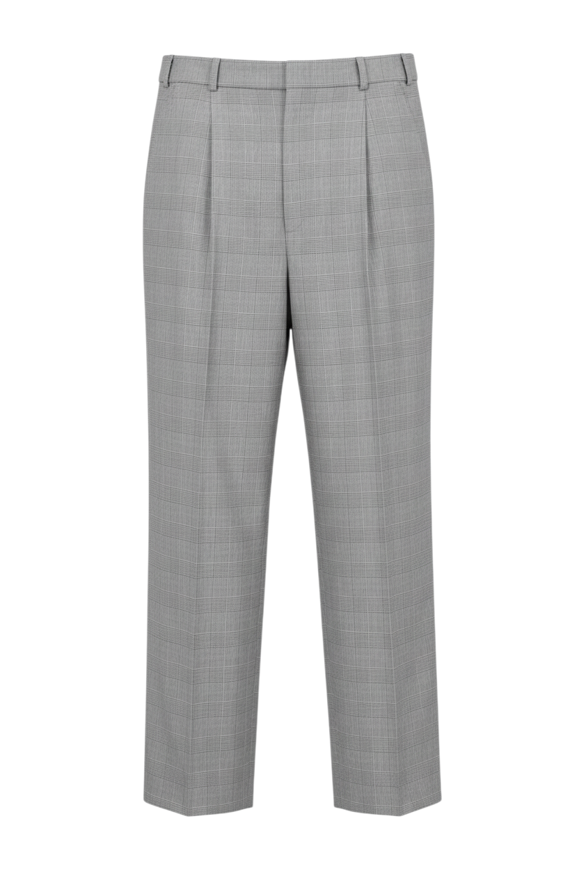 JRB Mens Grey Check  Trousers  Size 37 L28 in