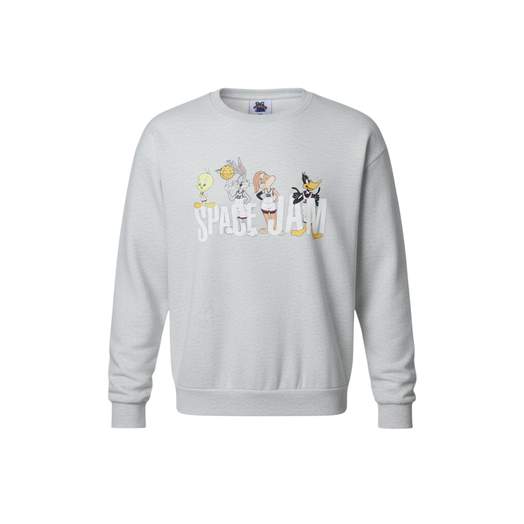 Primark Women’s Grey Space Jam Crew Neck Sweatshirt Size S