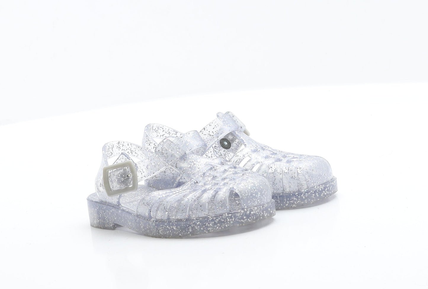 George Girls Clear  Rubber Slingback Sandal 7
