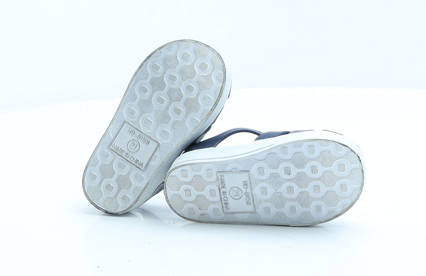 Preworn Boys Blue  Rubber Gladiator Sandal UK 4.5 4.5 EUR 21