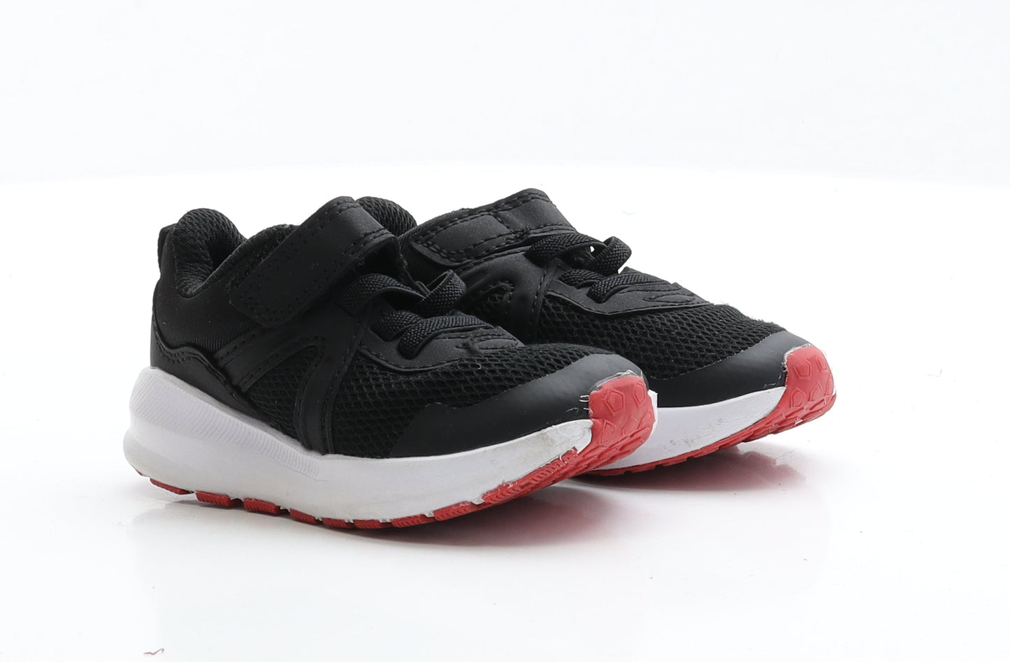 F&F Boys Black Polyester Trainer UK 5 EUR 22