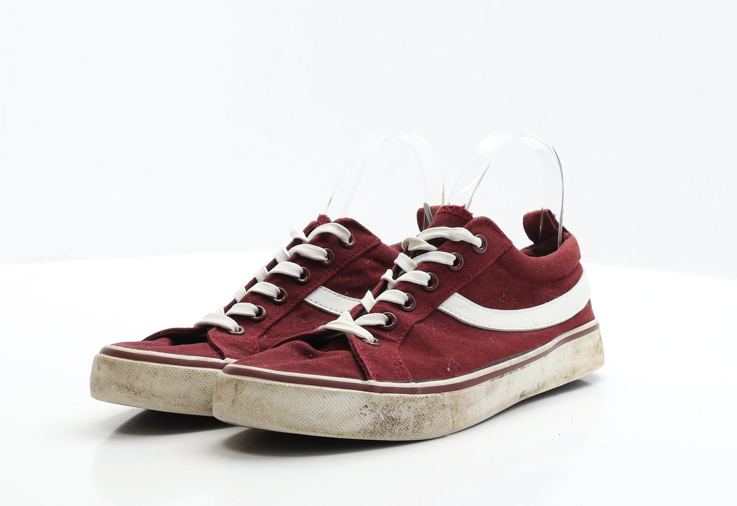 Primark Womens Red Fabric Trainer UK 6 EUR 39