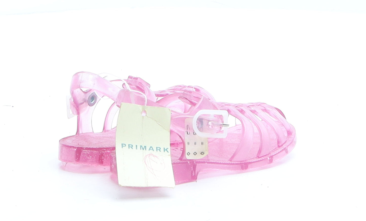 Primark Girls Pink Rubber Gladiator Sandal UK 3