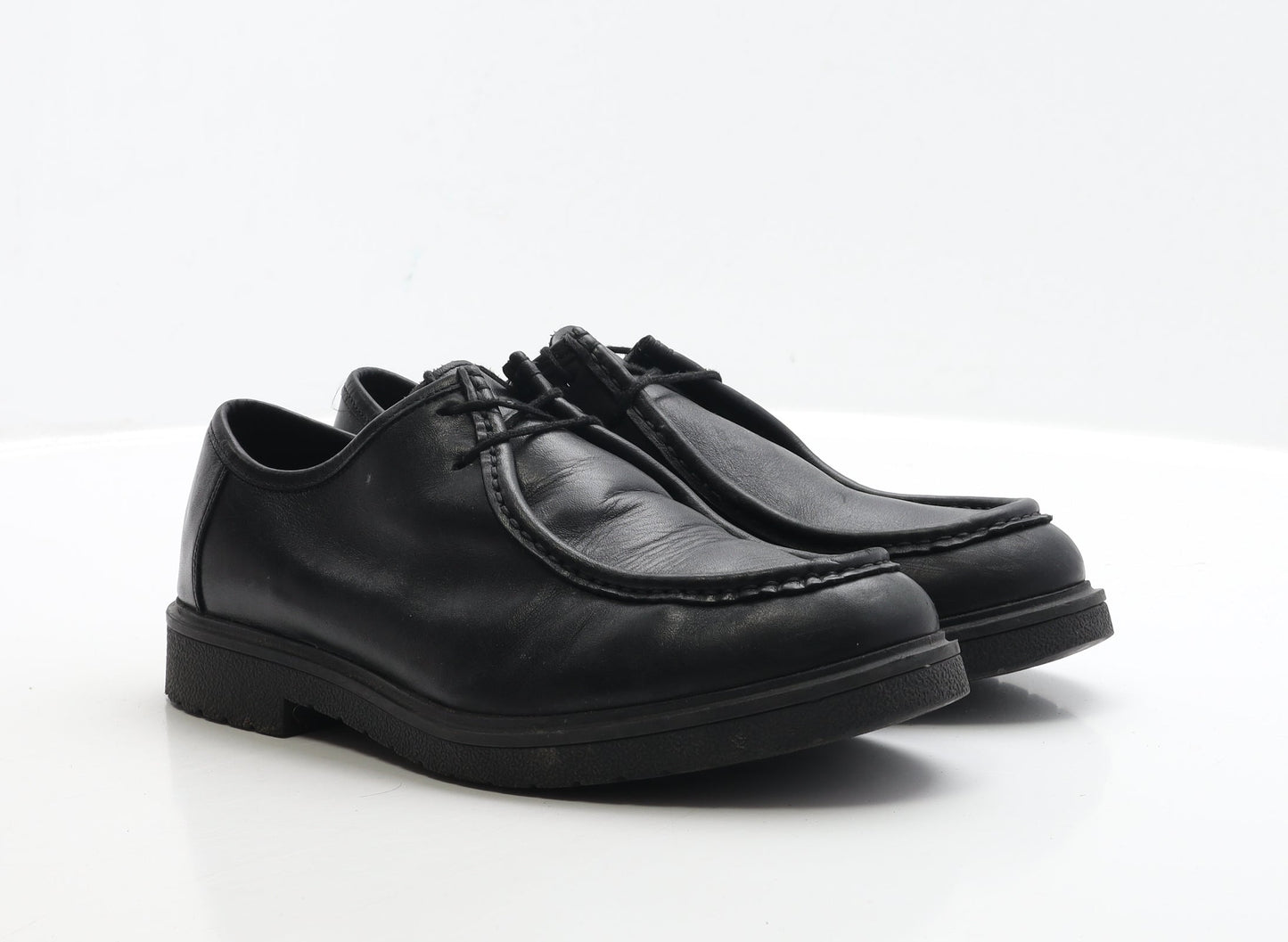 Clarks Mens Black Faux Leather Loafer Casual UK 6