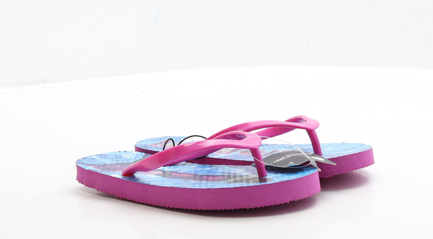 George Girls Pink Rubber Thong Sandal UK 13 32