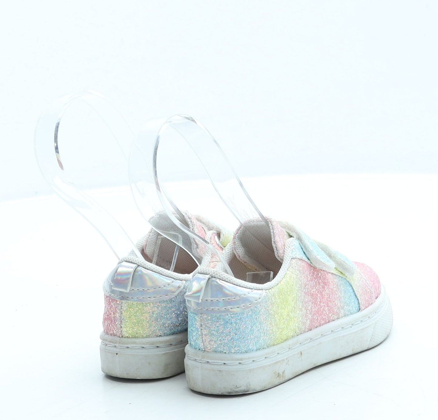 Preworn Girls Pink Polyester Trainer UK 5 22