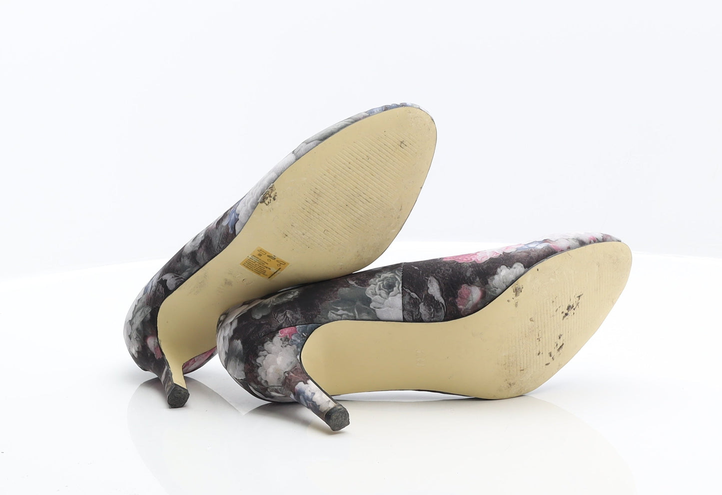 Debenhams Womens Multicoloured Floral Synthetic Court Heel UK 6 39 - Floral Heels