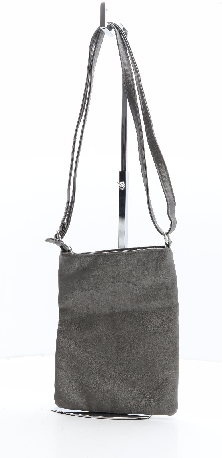 George Womens Grey Polyethylene Crossbody Size Small