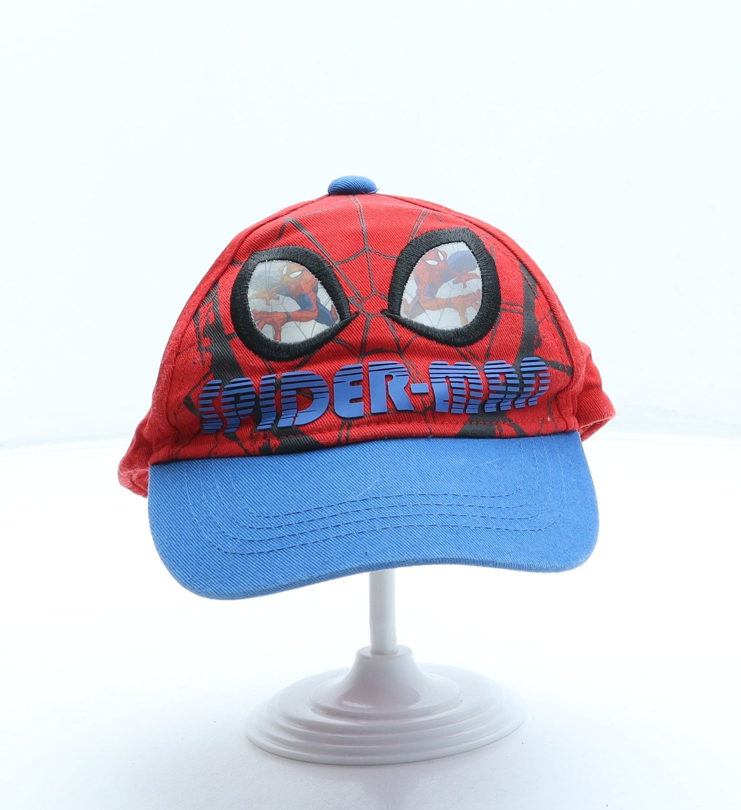 F&F Boys Red Cotton Snapback One Size - Spiderman
