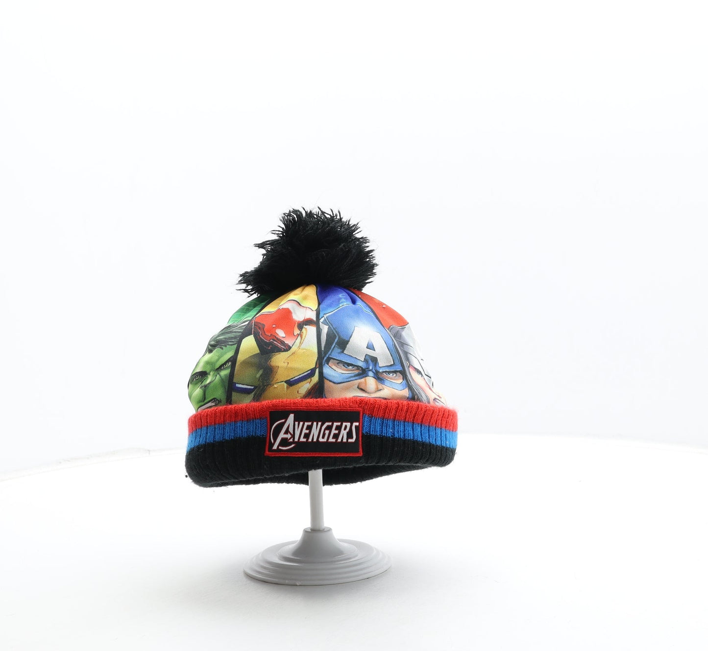 George Boys Multicoloured Polyester Bobble Hat Size S - Avengers