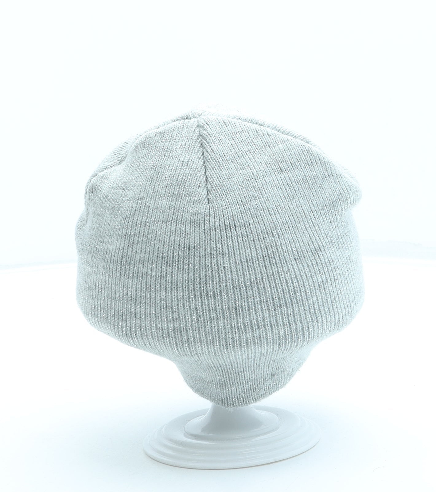 Primark Girls Grey Acrylic Beanie One Size