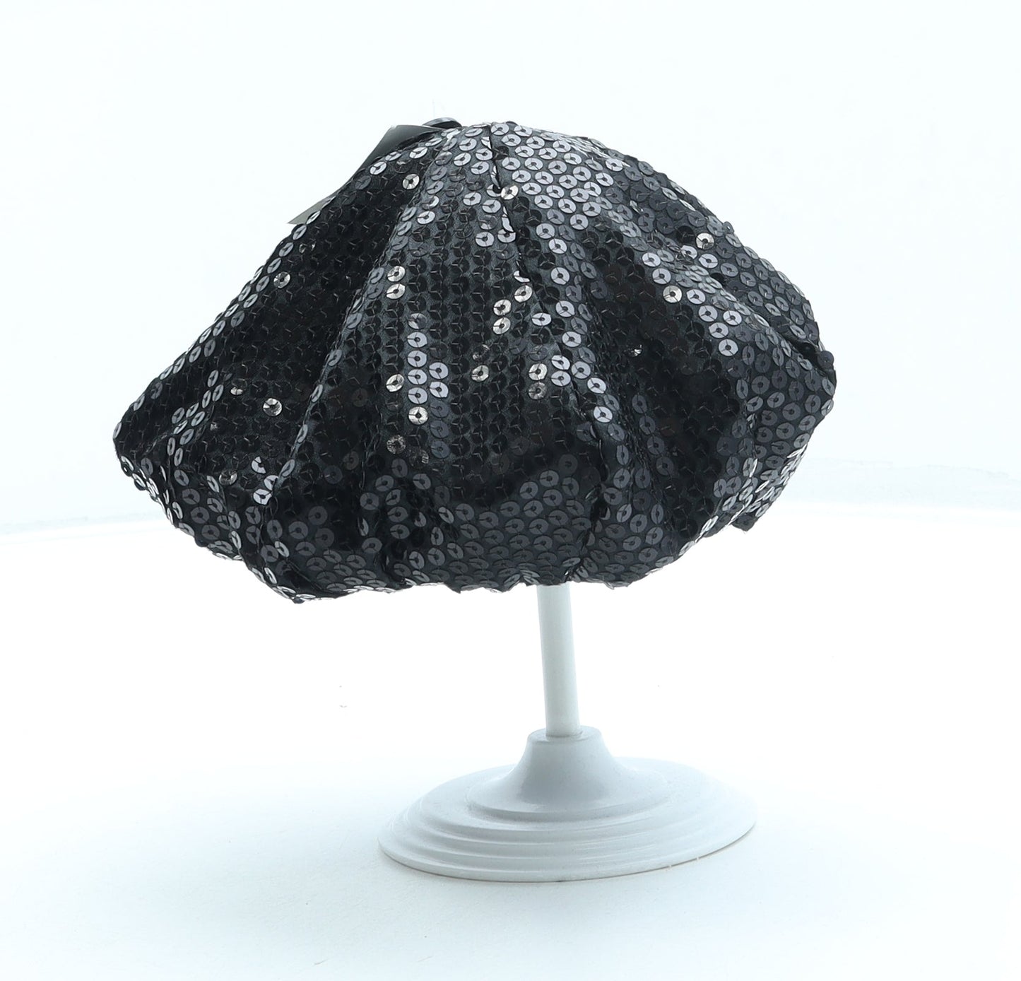 George Girls Black Acrylic Beret One Size