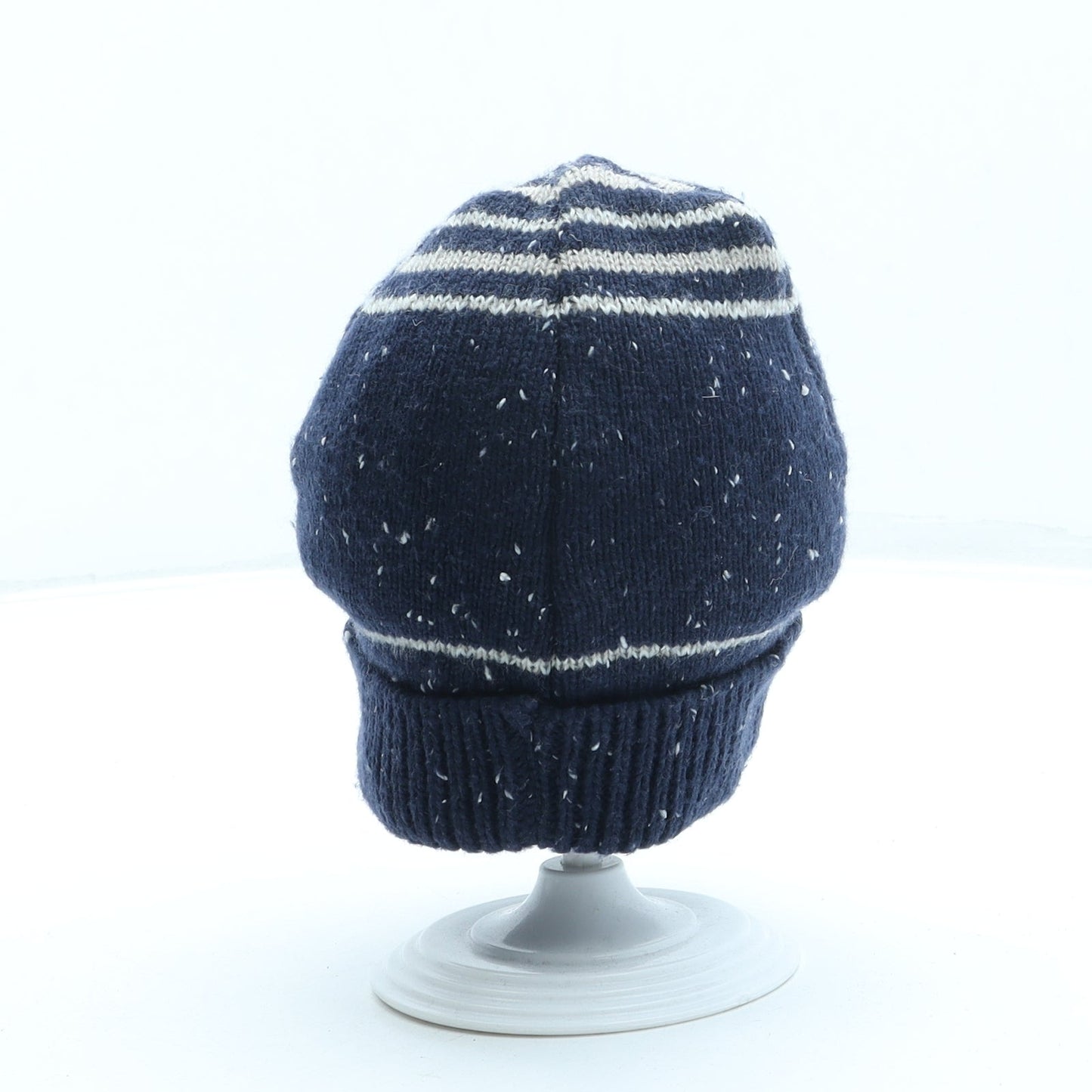 F&F Boys Blue Acrylic Beanie One Size - Wolf