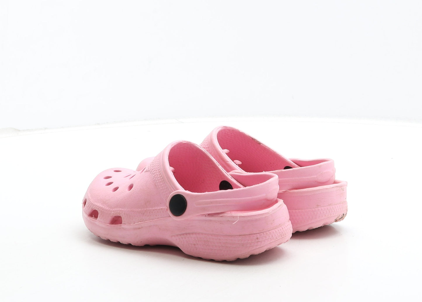Preworn Girls Pink Rubber Clog Casual UK 12