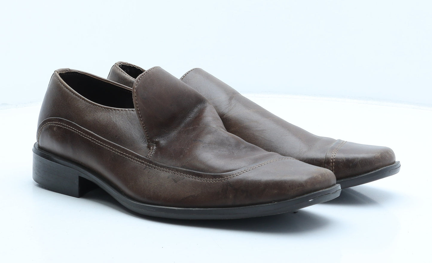 George Mens Brown Synthetic Monk Dress UK 9