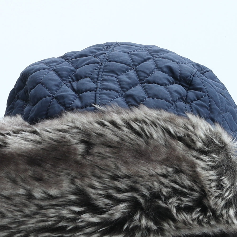 F&F Boys Blue Polyester Trapper Hat One Size