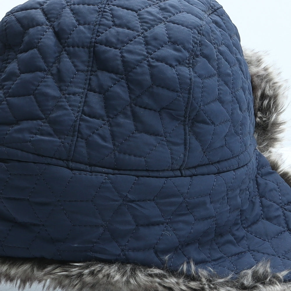 F&F Boys Blue Polyester Trapper Hat One Size