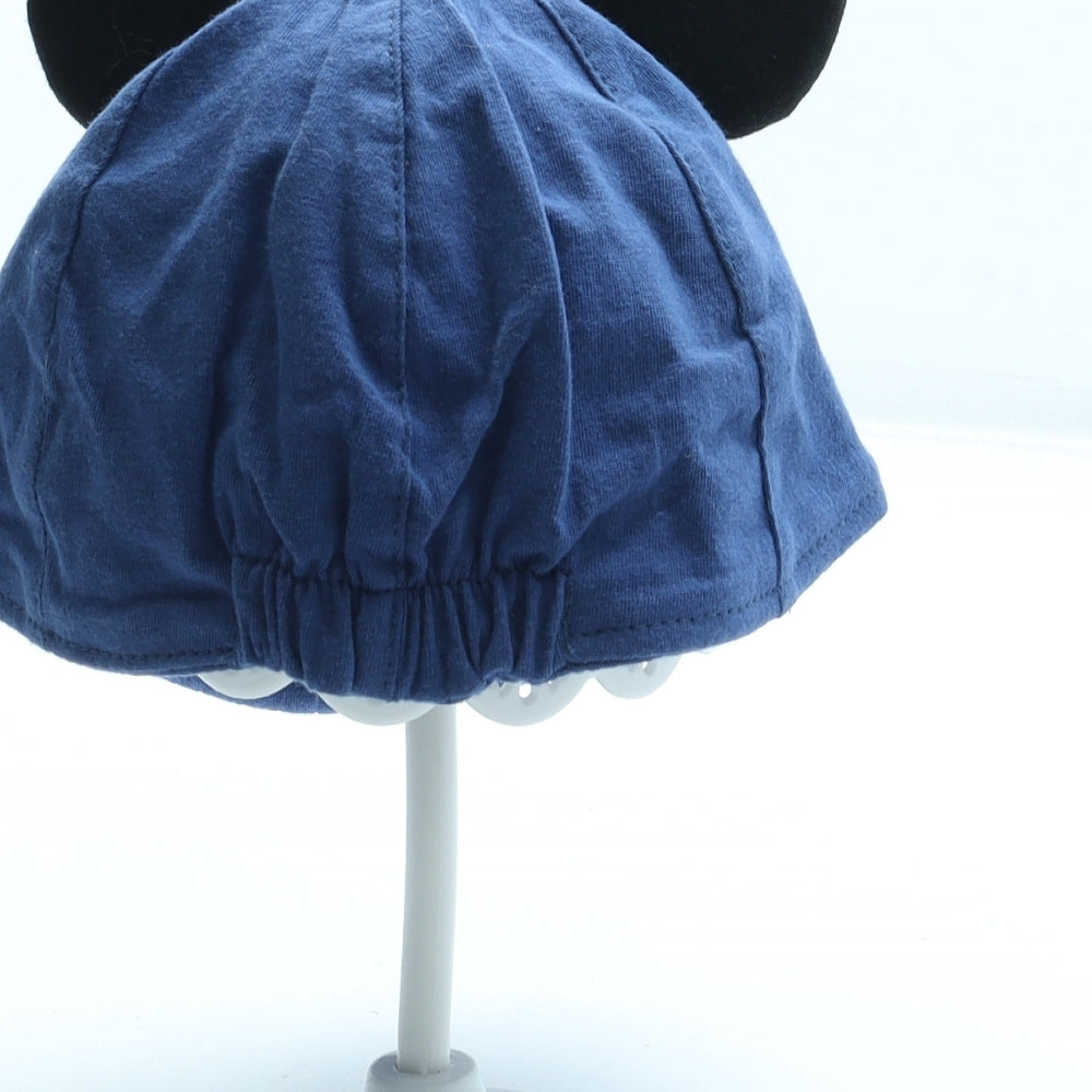George Boys Blue 100% Cotton Baseball Cap Size S - Mickey Mouse Ears
