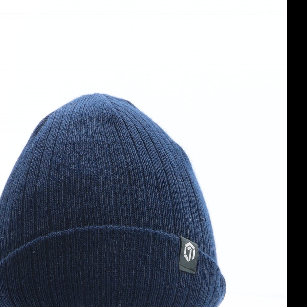 F&F Boys Blue Polyester Beanie One Size