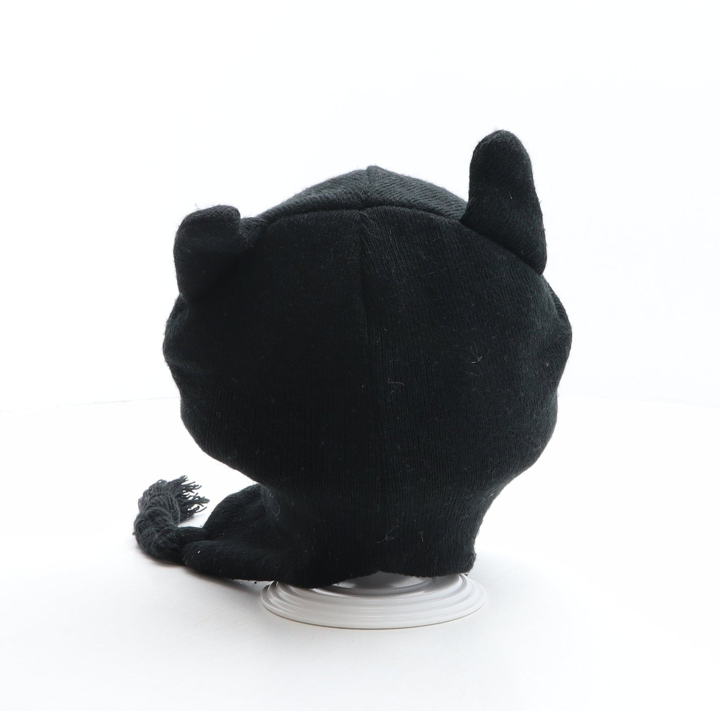 Primark Boys Black Acrylic Bonnet Size M - Batman, DC, Reflective