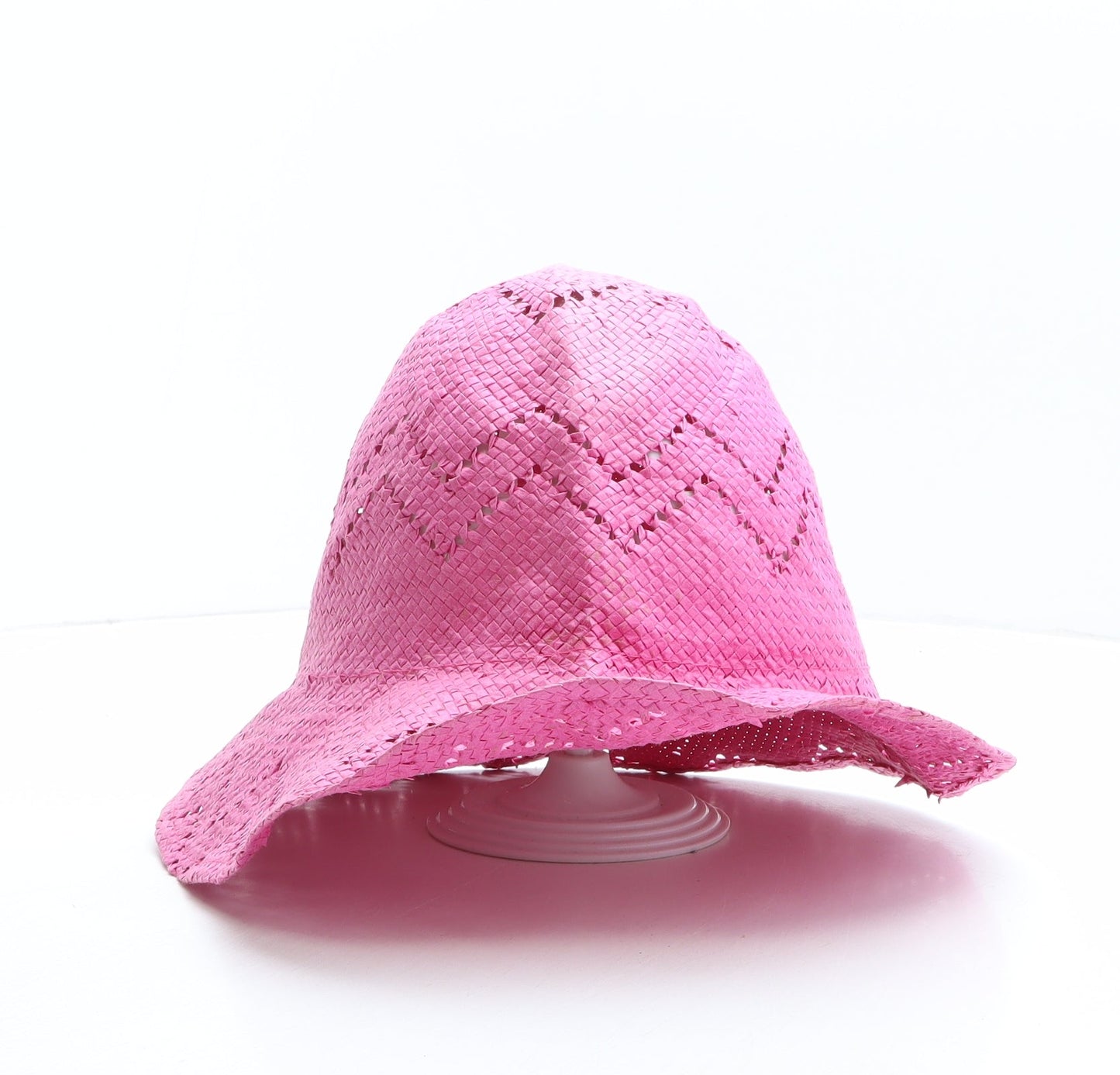 Preworn Womens Pink Paper Sun Hat One Size - Size 58cm