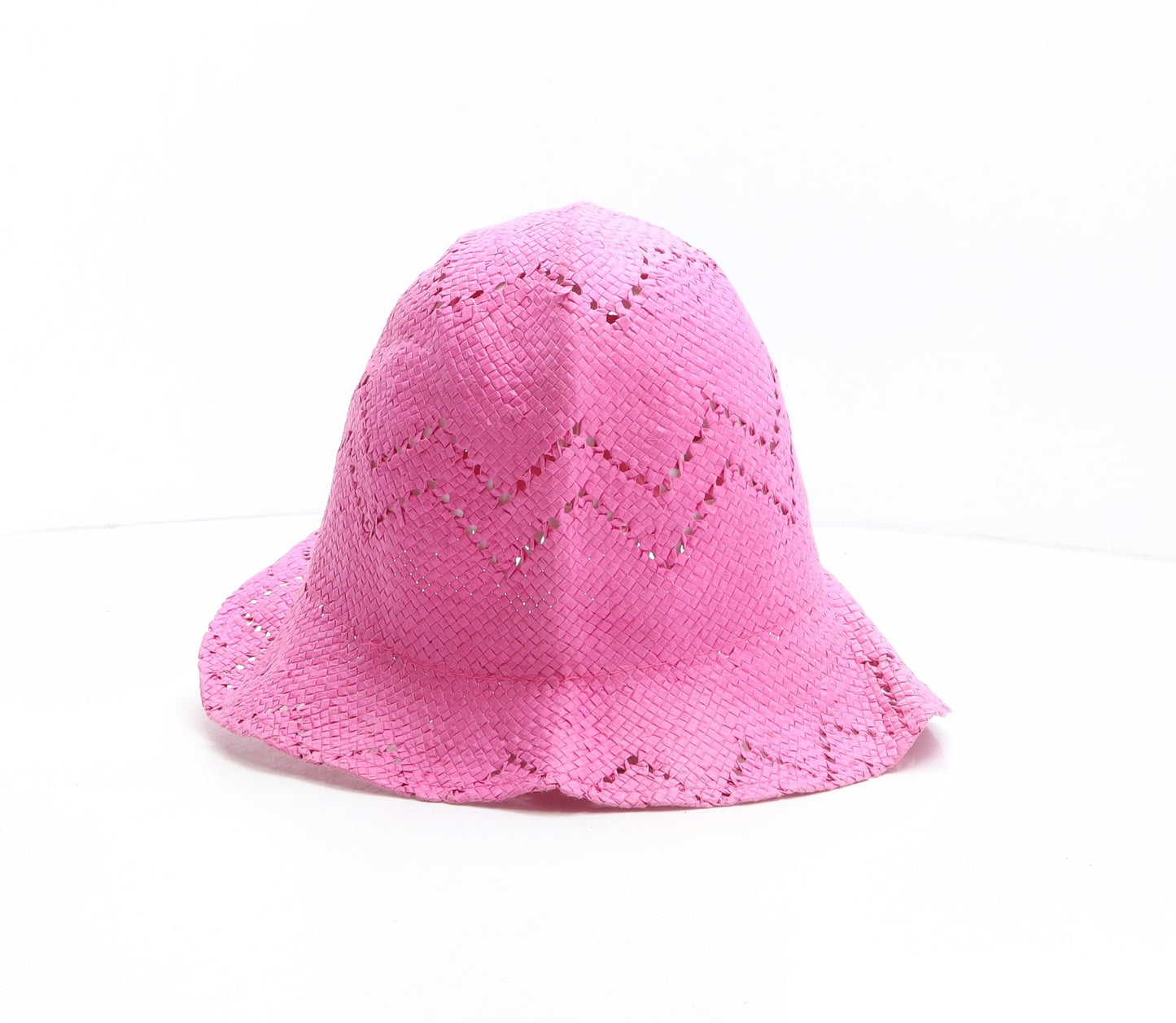 Preworn Womens Pink Paper Sun Hat One Size - Size 58cm