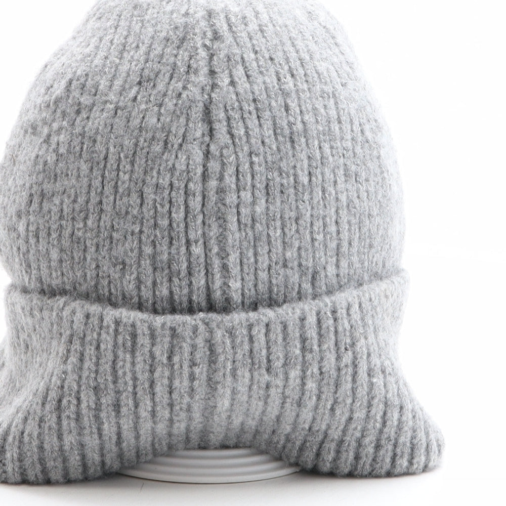 Primark Womens Grey Polyester Beanie One Size