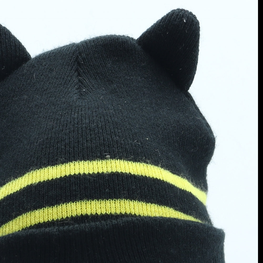 Primark Boys Black Acrylic Beanie One Size