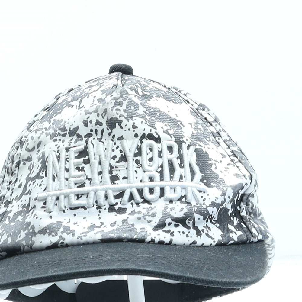 Primark Boys Multicoloured Geometric Polyester Snapback One Size - New York UK Size 4-7 Years