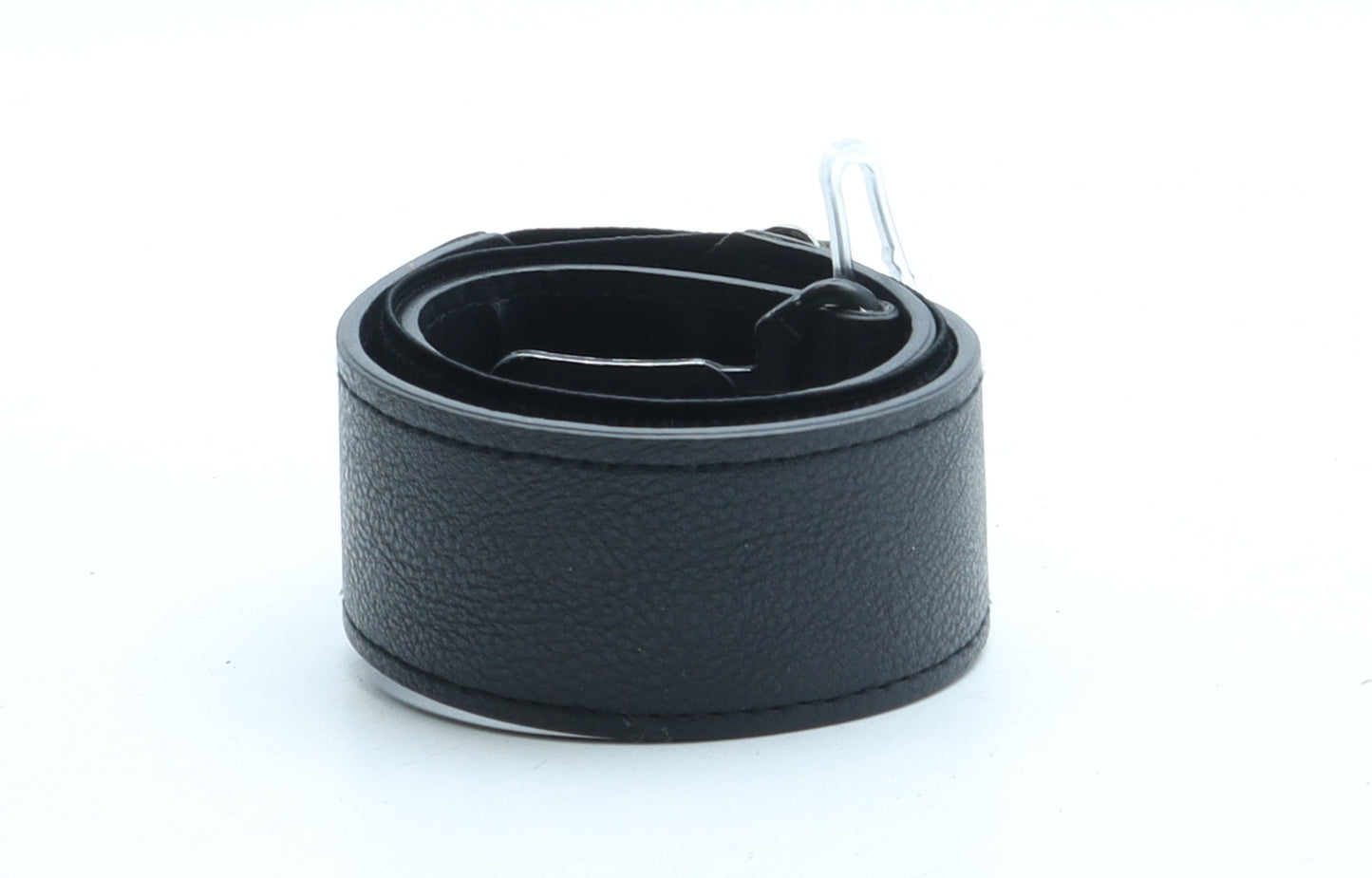 Preworn Womens Black Solid Polyester Basic Belt Belt One Size