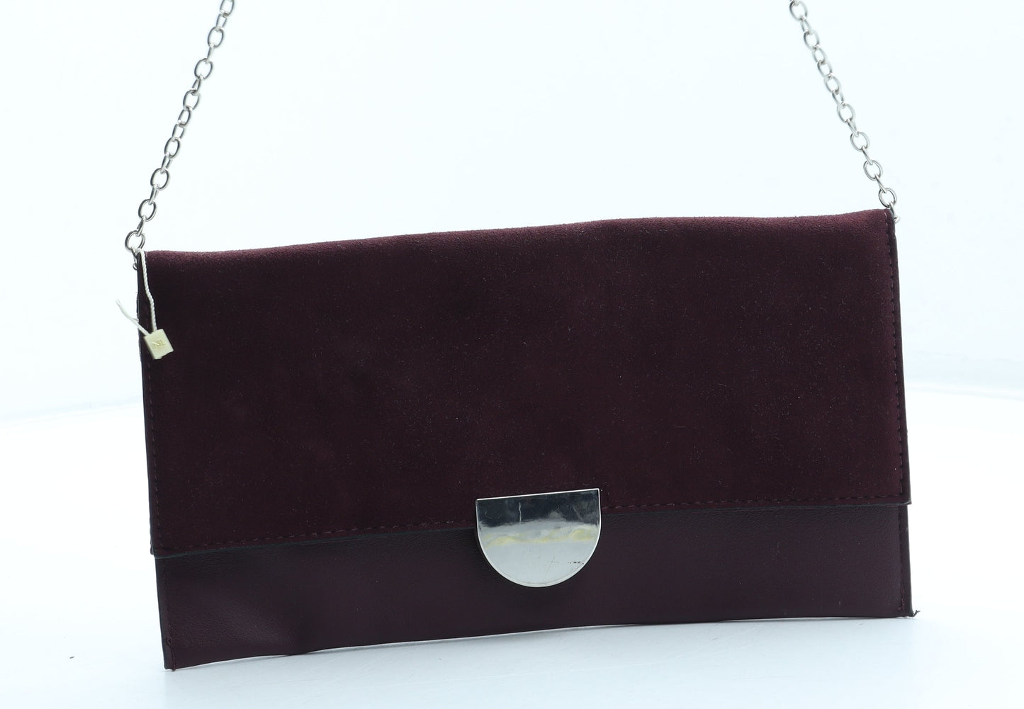 Preworn Womens Purple Polyurethane Clutch Size Small
