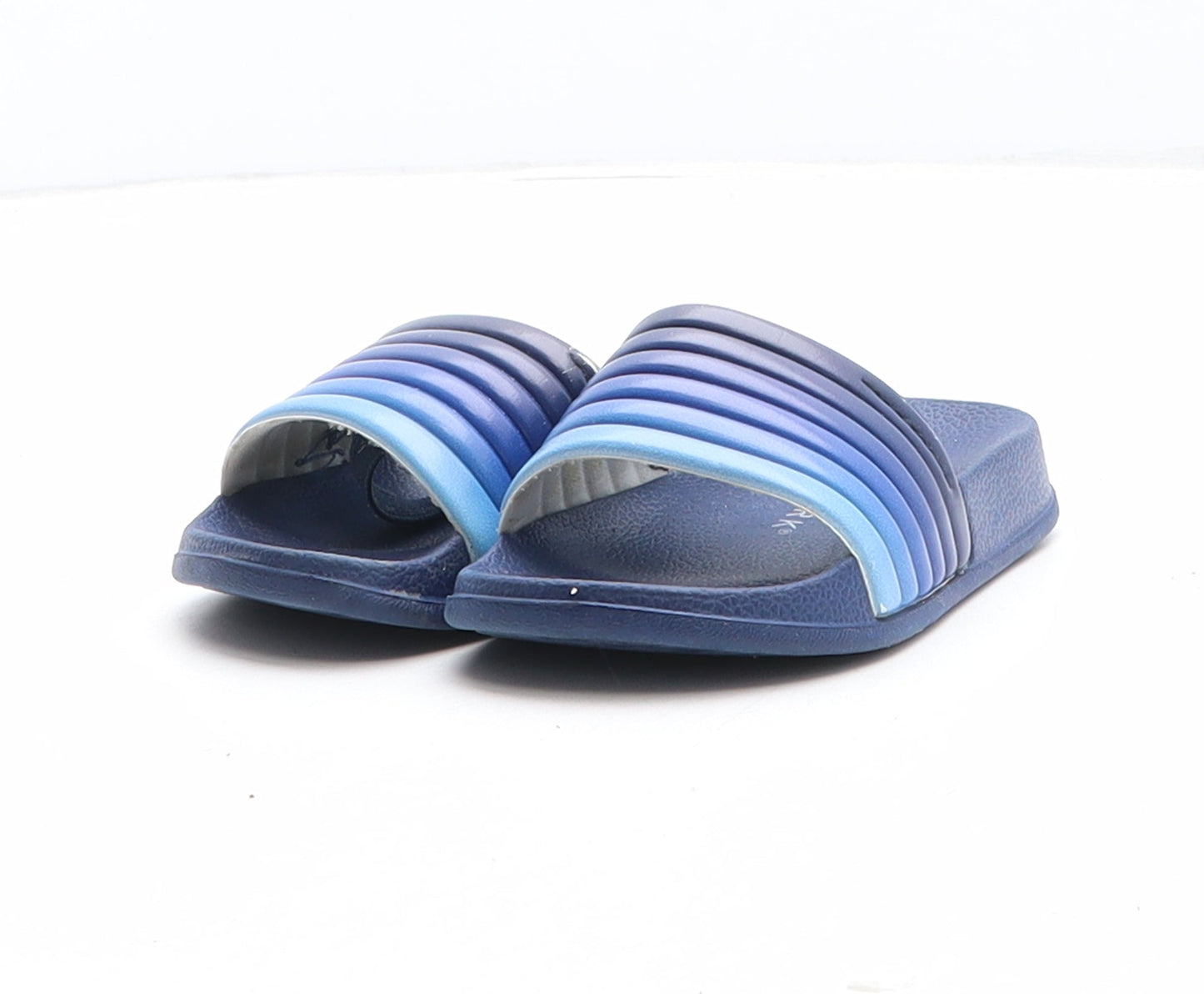 Primark Boys Blue Colourblock Synthetic Slider Sandal UK 4