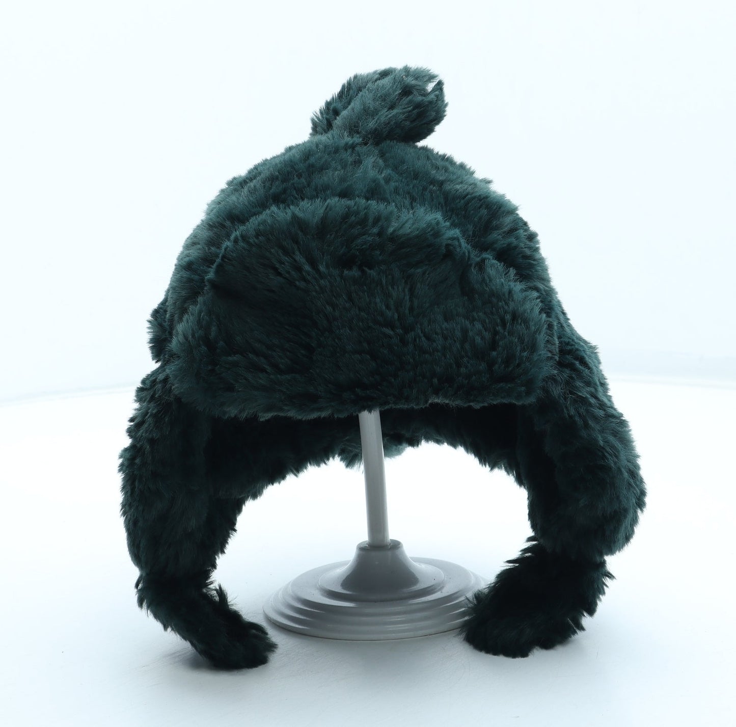 George Boys Green Acrylic Trapper Hat Size S - Dinosaur Detail UK Size 1-3 Years