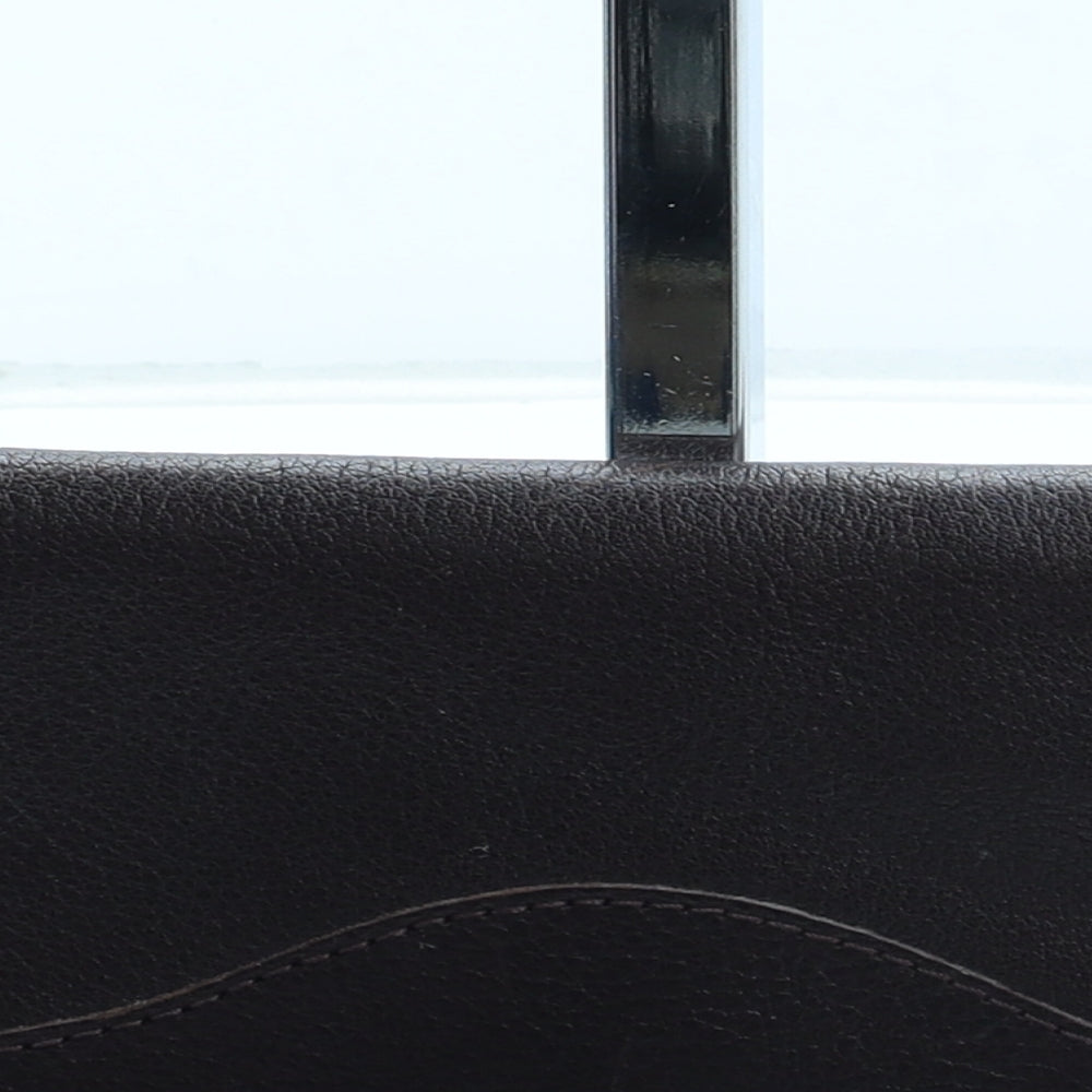 Preworn Mens Brown Leather Wallet