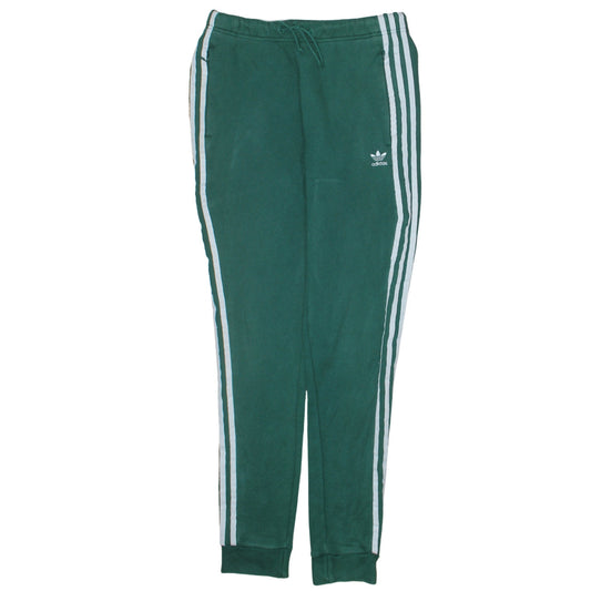 Adidas 90's 3 Stripes Casual Joggers / Sweatpants 28 Green TESTCLUB