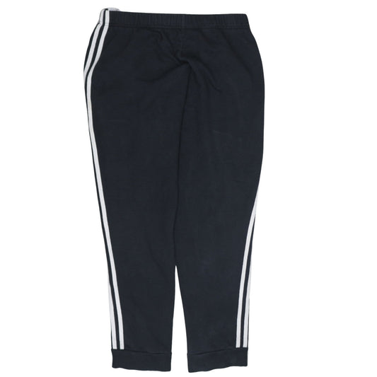 Adidas 90's 3 Stripes Casual Joggers / Sweatpants Large Black TESTCLUB