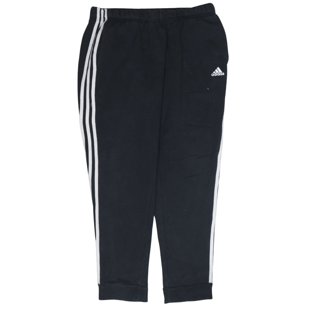Adidas 90's 3 Stripes Casual Joggers / Sweatpants Large Black TESTCLUB