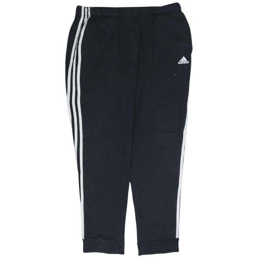 Adidas 90's 3 Stripes Casual Joggers / Sweatpants Large Black TESTCLUB
