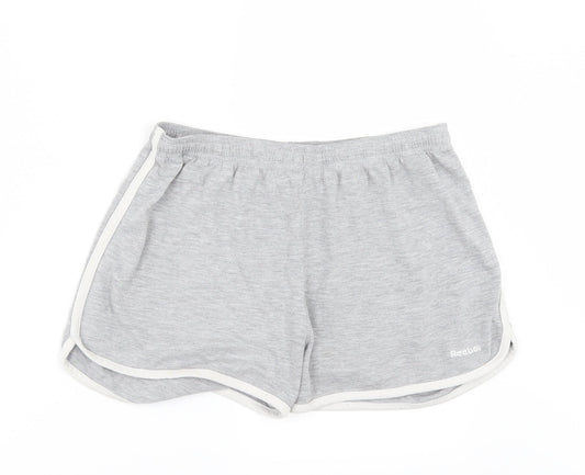 Reebok Womens Grey   Utility Shorts Size 32