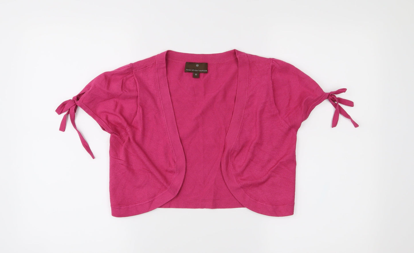 Fenn Wright Manson Womens Pink   Cardigan Jumper Size 12