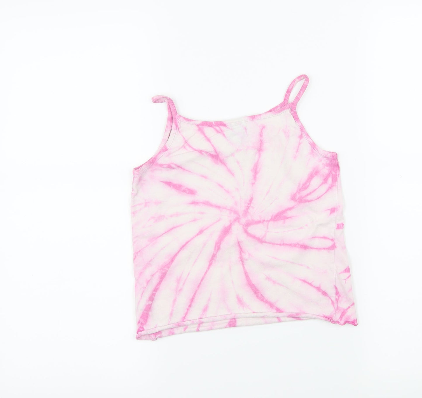 Gap Girls Pink  Jersey Camisole T-Shirt Size 6-7 Years  - Tie Dye