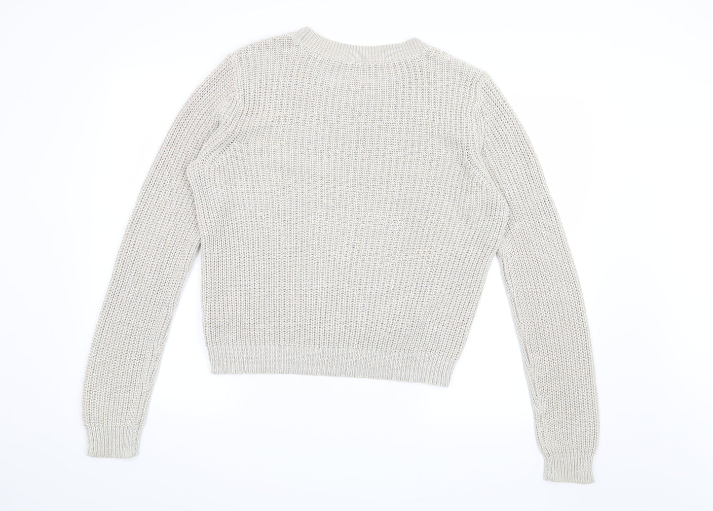 H&M Womens Beige   Pullover Jumper Size M