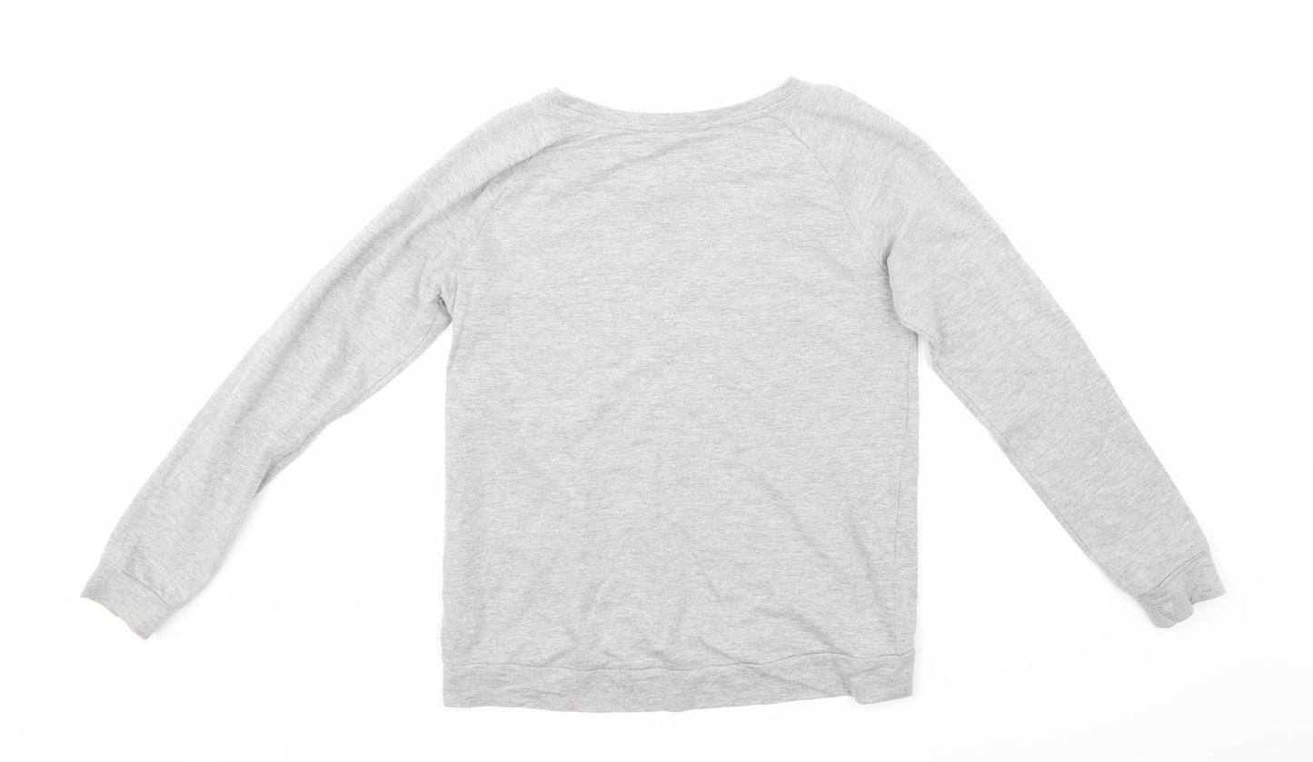 H&M Girls Grey   Pullover Sweatshirt Size 11-12 Years