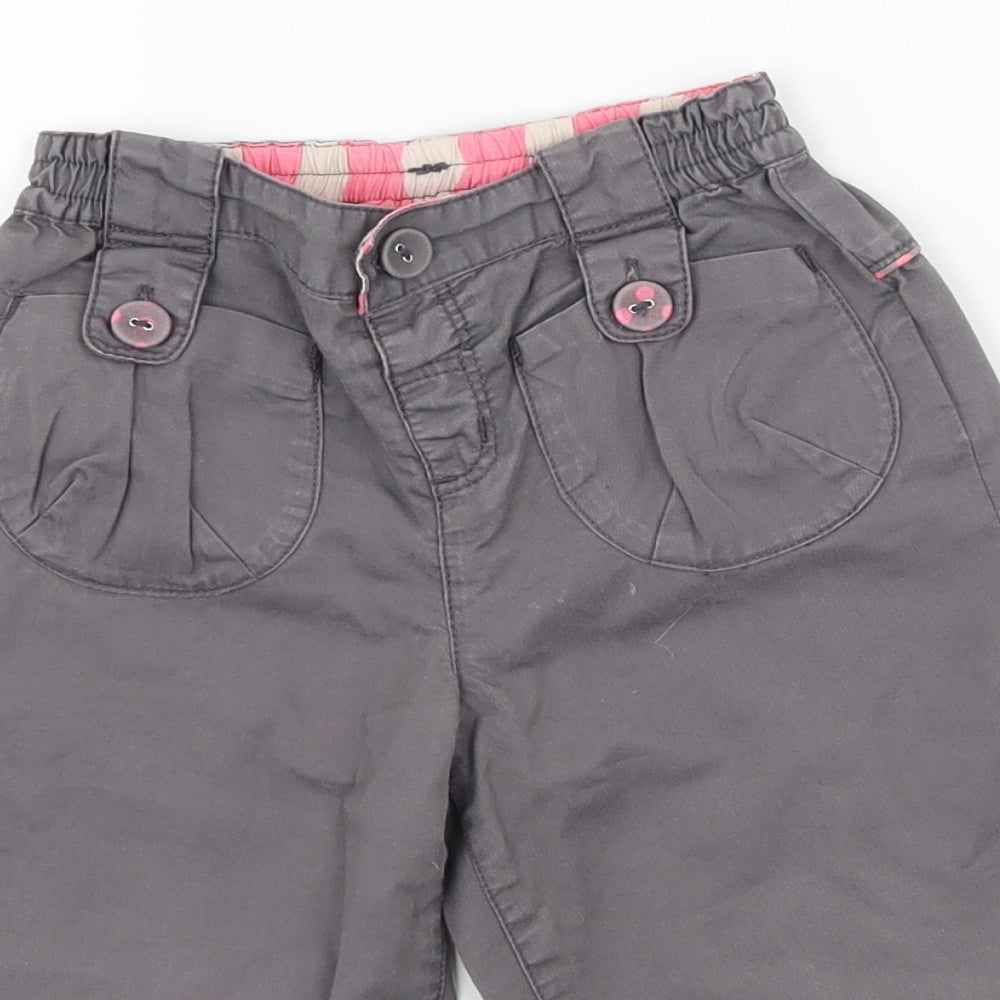 dpam Girls Grey   Cargo Trousers Size 18 Months