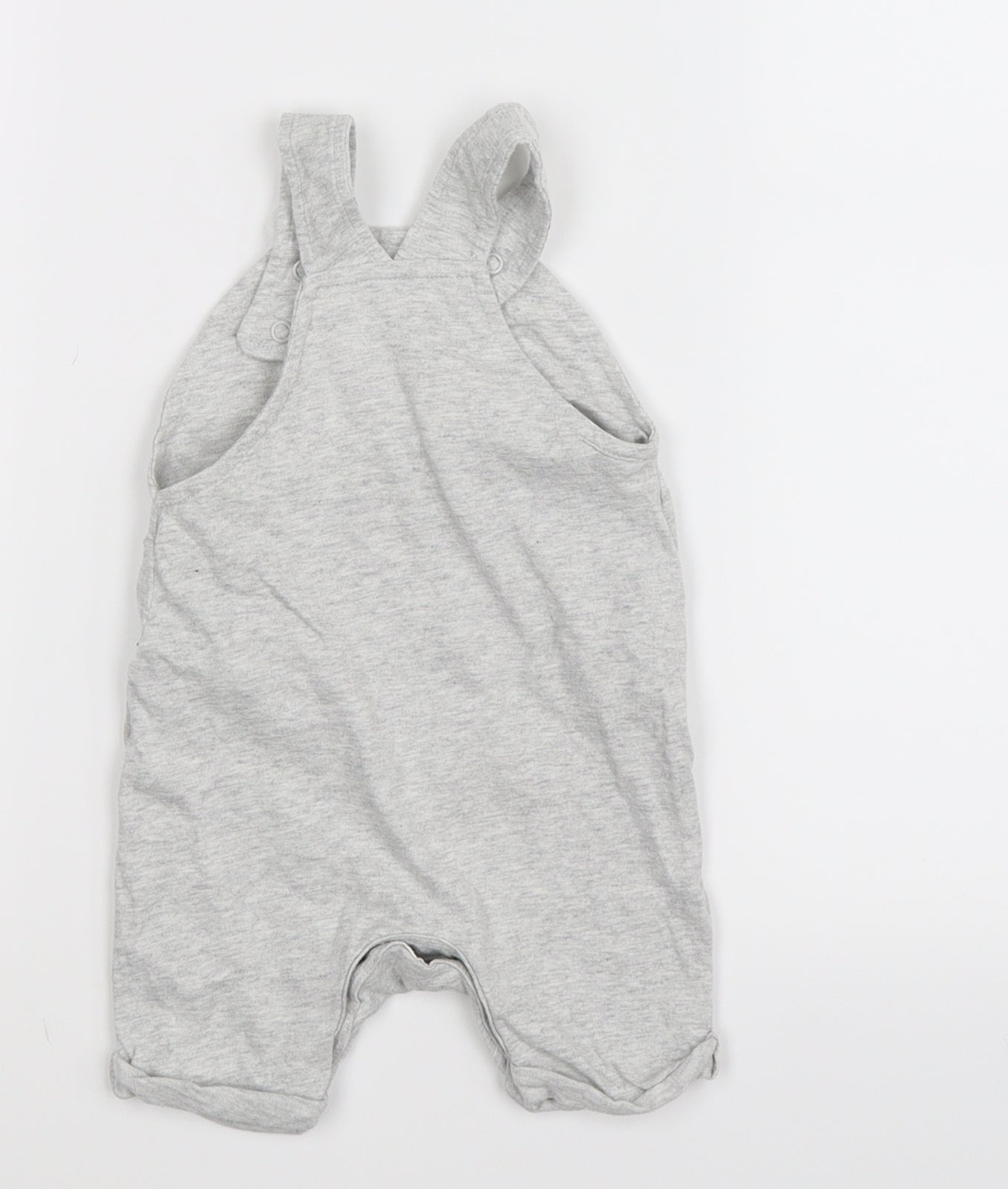 Mothercare Baby Grey   Dungaree One-Piece Size 3-6 Months  - HAPPY BEING ME