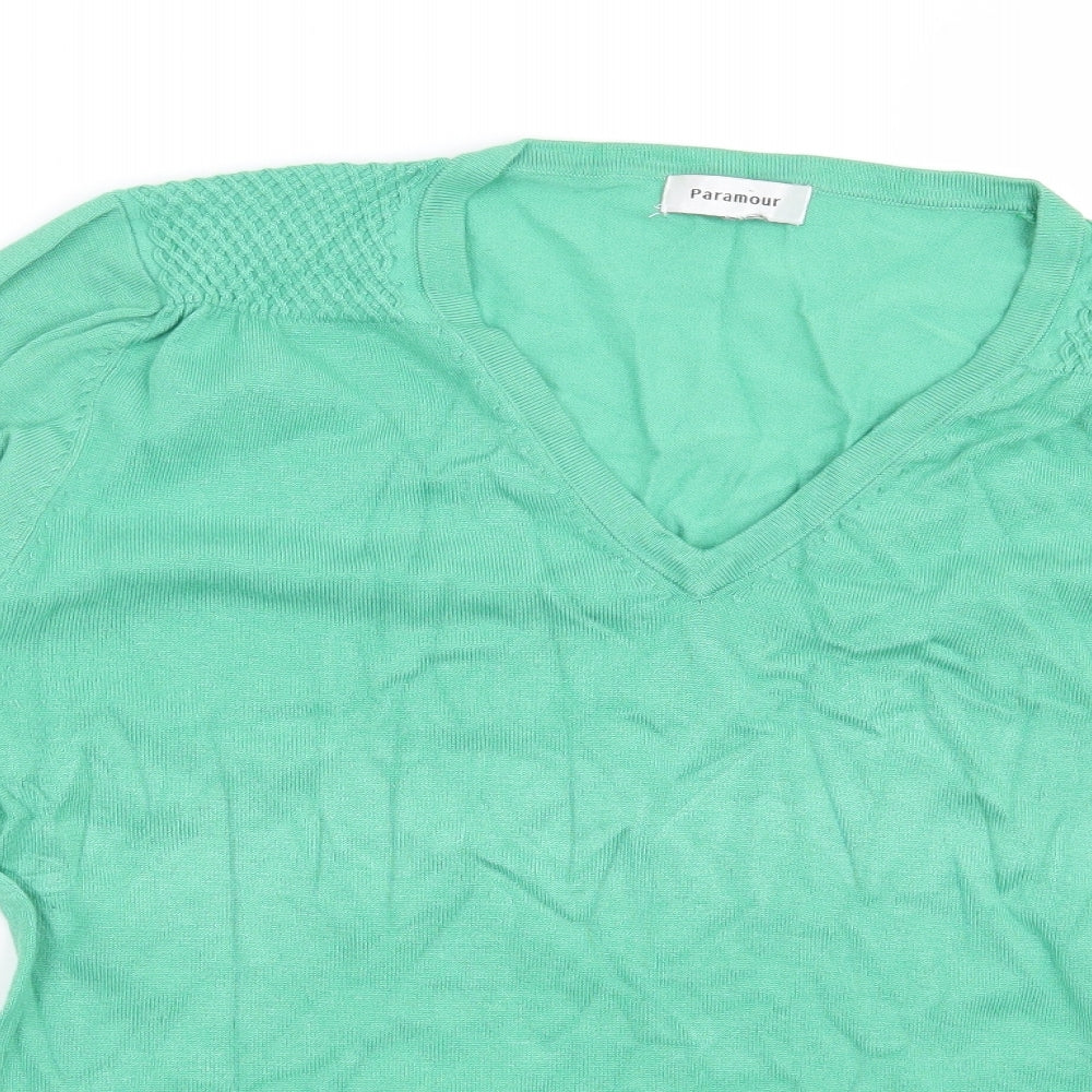 Paramour Womens Green   Pullover Jumper Size XL