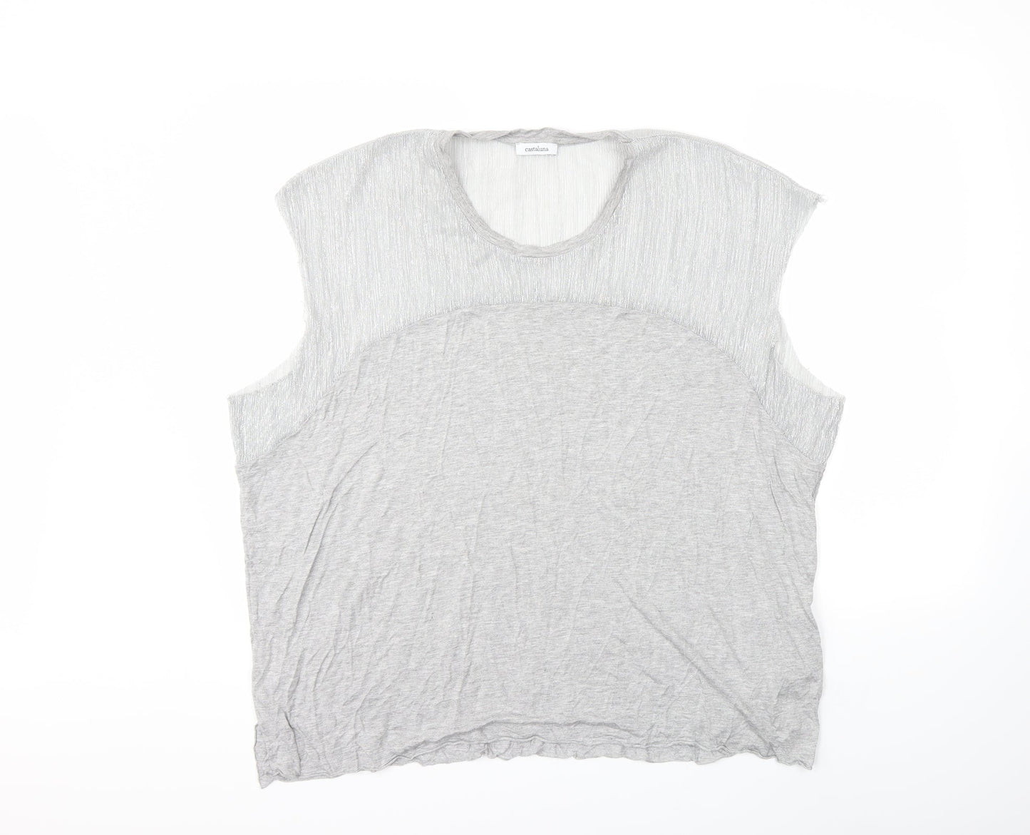 Castaluna Womens Grey   Basic T-Shirt Size 24